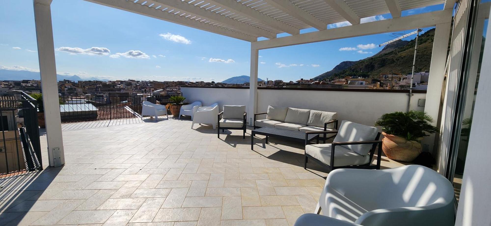 카스텔라마레델골포 Palazzo Del Golfo Penthouse 아파트 외부 사진