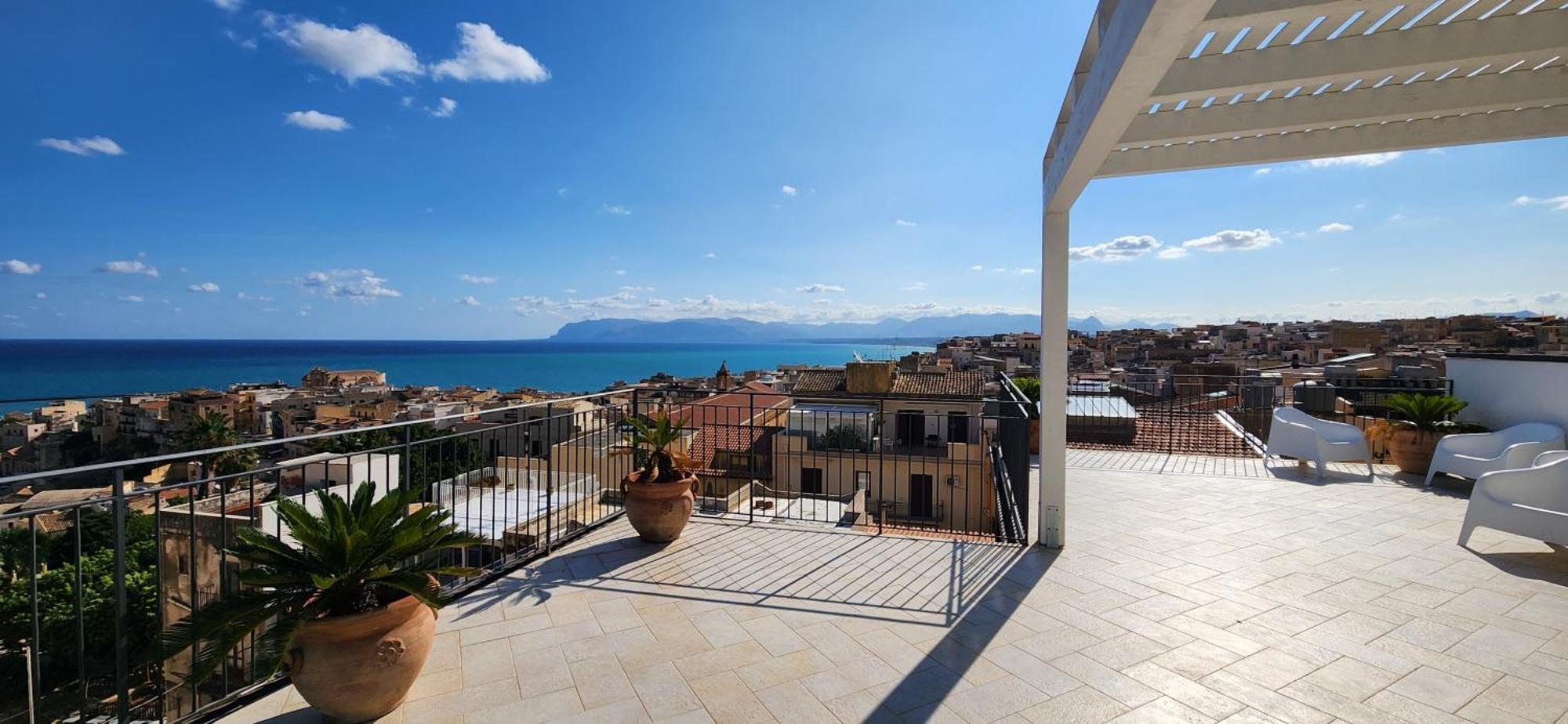 카스텔라마레델골포 Palazzo Del Golfo Penthouse 아파트 외부 사진